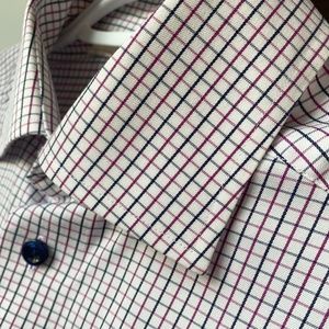 ETON Contemporary Fit Mens Long Sleeve Dress Shirt, Size 15